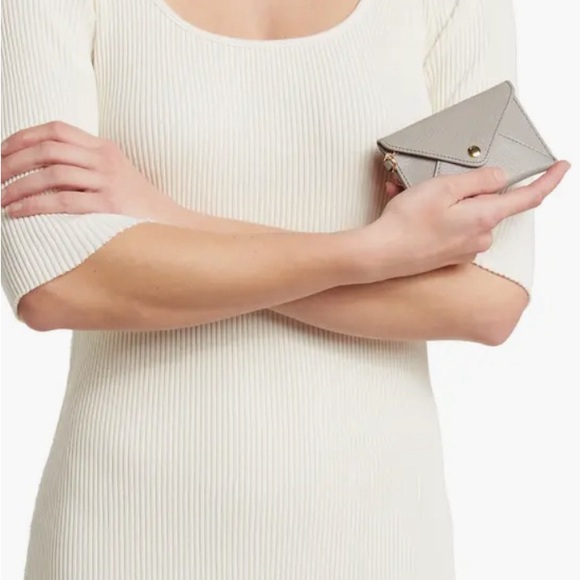 Aimee Kestenberg “ Ashley Pouch” Leather Wallet Clip in Tea Rose *NWT - Picture 10 of 12